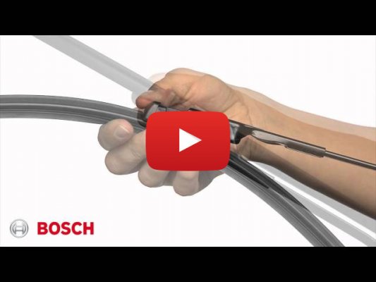 Как установить дворники Bosch на Mercedes-Benz GLE-Class (2015г - 2018г [W166])